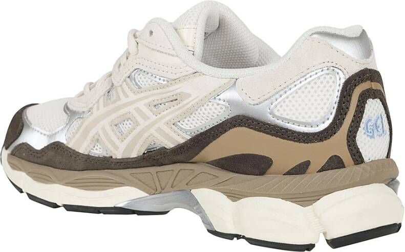 ASICS Witte Sneakers Klassieke Stijl Beige Heren