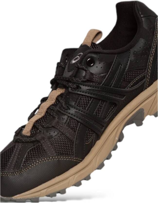 ASICS Zwarte Sneakers in Zwart Peper Black Heren