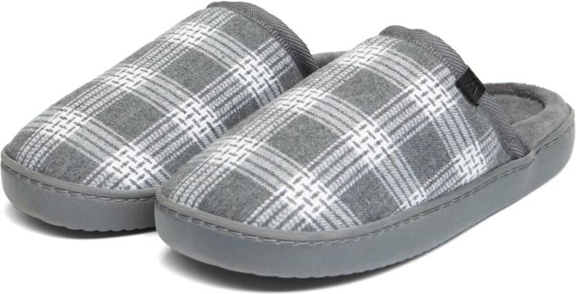 Aspact Check Grey Pantoffels Trendy Design Gray Heren