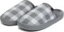 Aspact Check Grey Pantoffels Trendy Design Gray Heren - Thumbnail 2