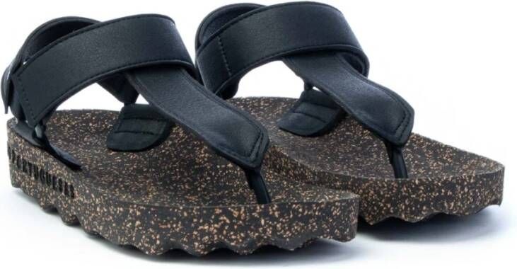 Asportuguesas Flat Sandals Zwart Dames