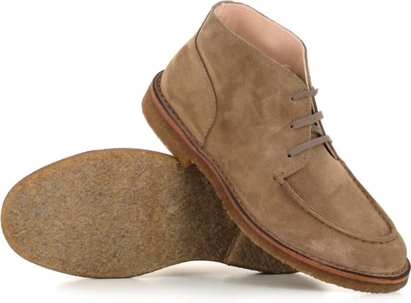 Astorflex Taupe Suède Chukka Laarzen Ambachtelijk Ideal Beige Heren