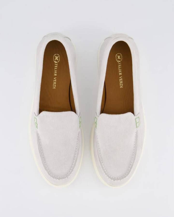 Atelier Verdi Ivoor Loafer Schoenen voor Dames White Dames