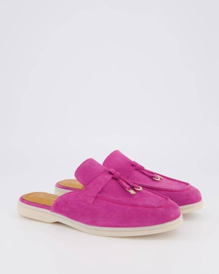 Atelier Verdi Julia Slip On Schoenen in Fuxia Pink Dames