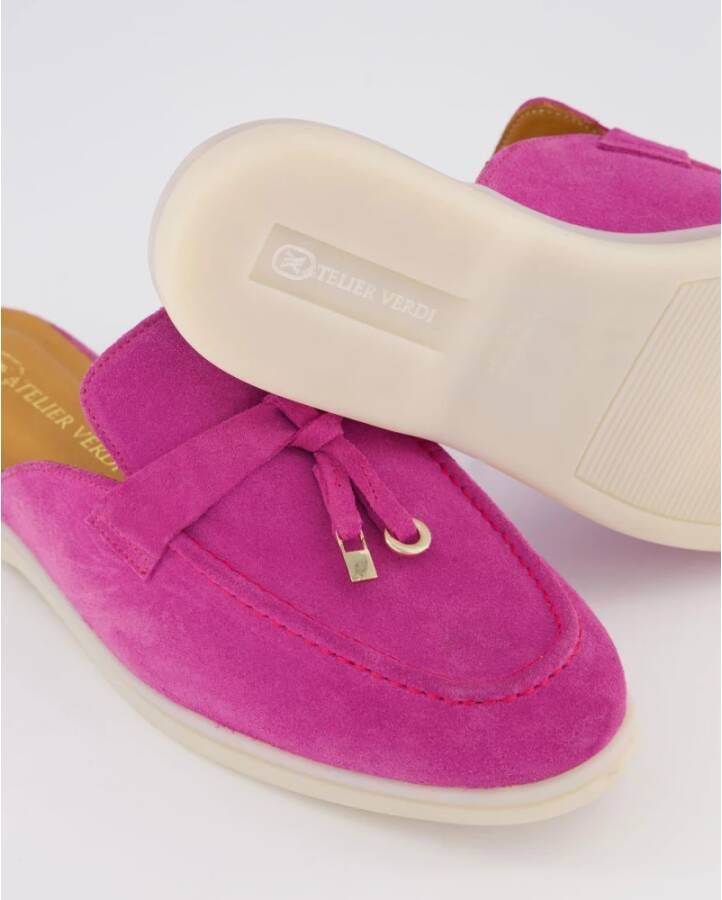 Atelier Verdi Julia Slip On Schoenen in Fuxia Pink Dames