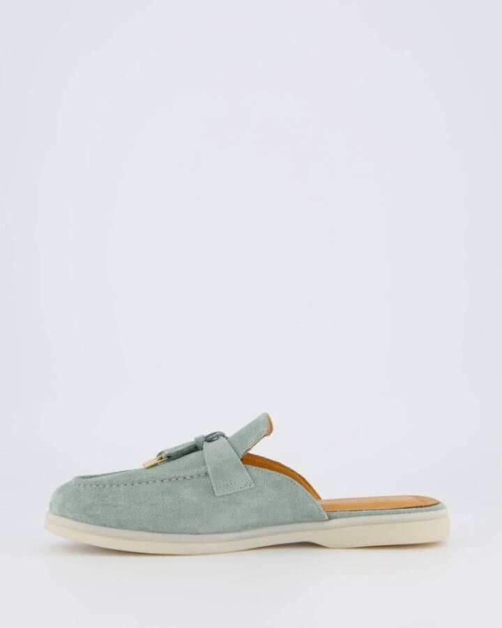 Atelier Verdi Julia Slip On Schoenen in Jade Green Dames