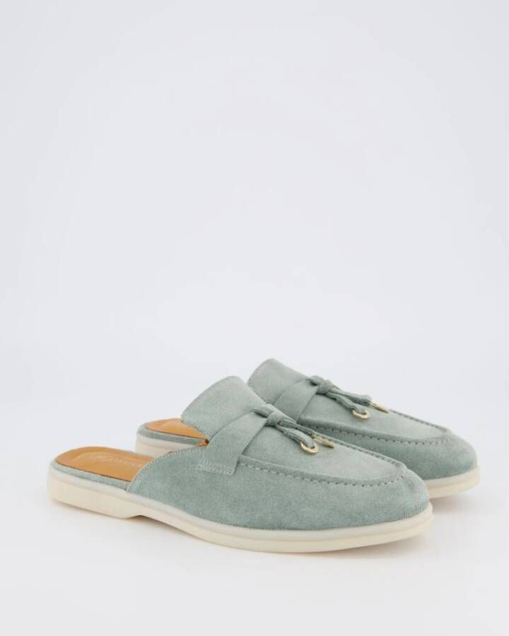 Atelier Verdi Julia Slip On Schoenen in Jade Green Dames