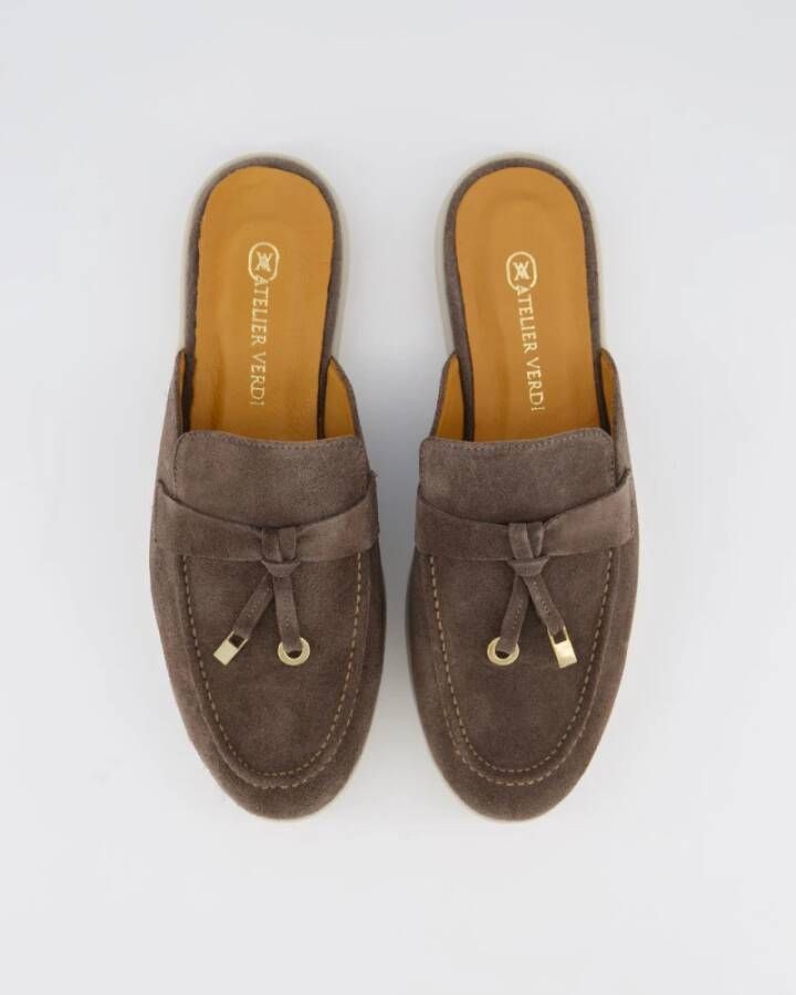 Atelier Verdi Julia Slip On Schoenen Taupe Brown Dames