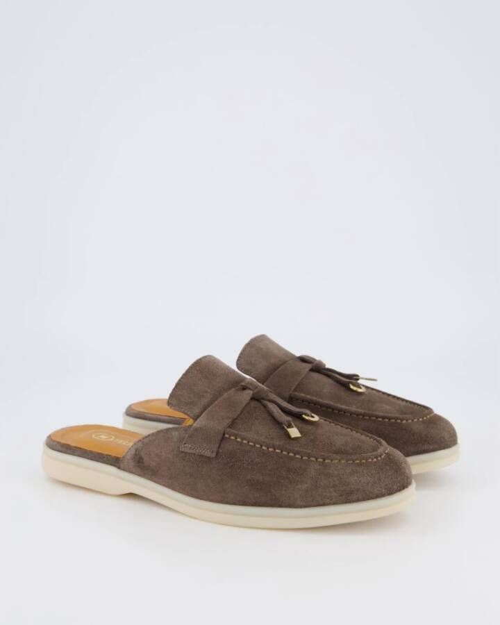 Atelier Verdi Julia Slip On Schoenen Taupe Brown Dames