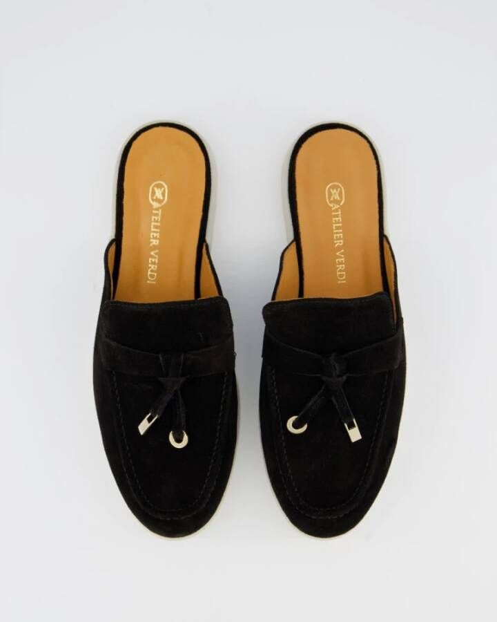 Atelier Verdi Julia Slip On Schoenen Zwart Black Dames