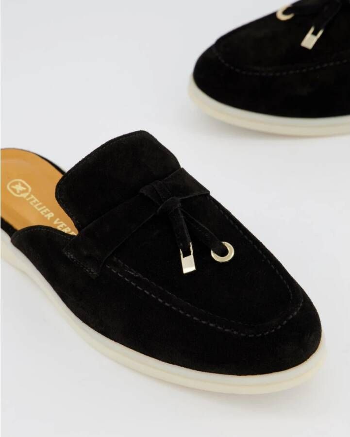 Atelier Verdi Julia Slip On Schoenen Zwart Black Dames