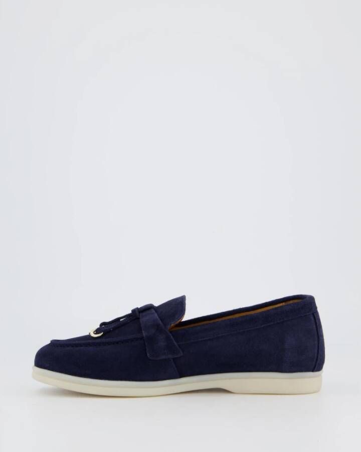 Atelier Verdi Navy Loafer voor Dames Blue Dames