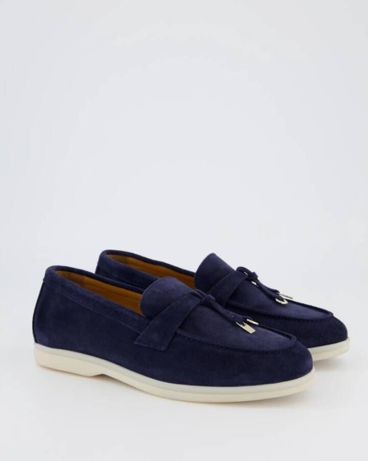 Atelier Verdi Navy Loafer voor Dames Blue Dames