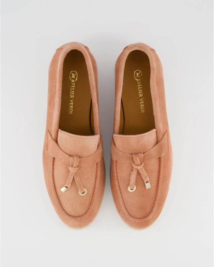 Atelier Verdi Nina Loafer in Blush Pink Dames