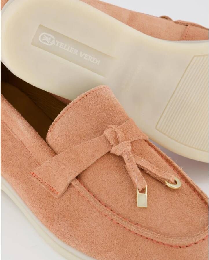 Atelier Verdi Nina Loafer in Blush Pink Dames