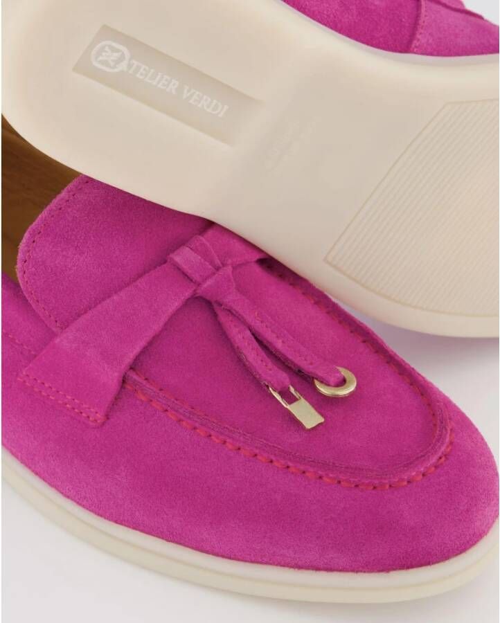 Atelier Verdi Nina Loafer in Fuxia Pink Dames