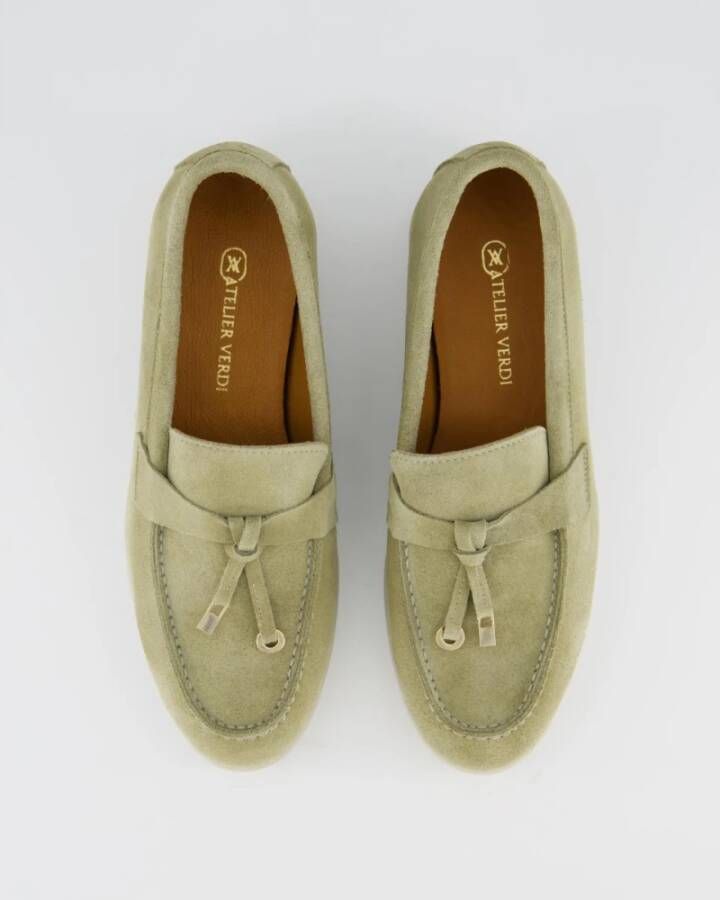 Atelier Verdi Nina Loafer in Groen Green Dames