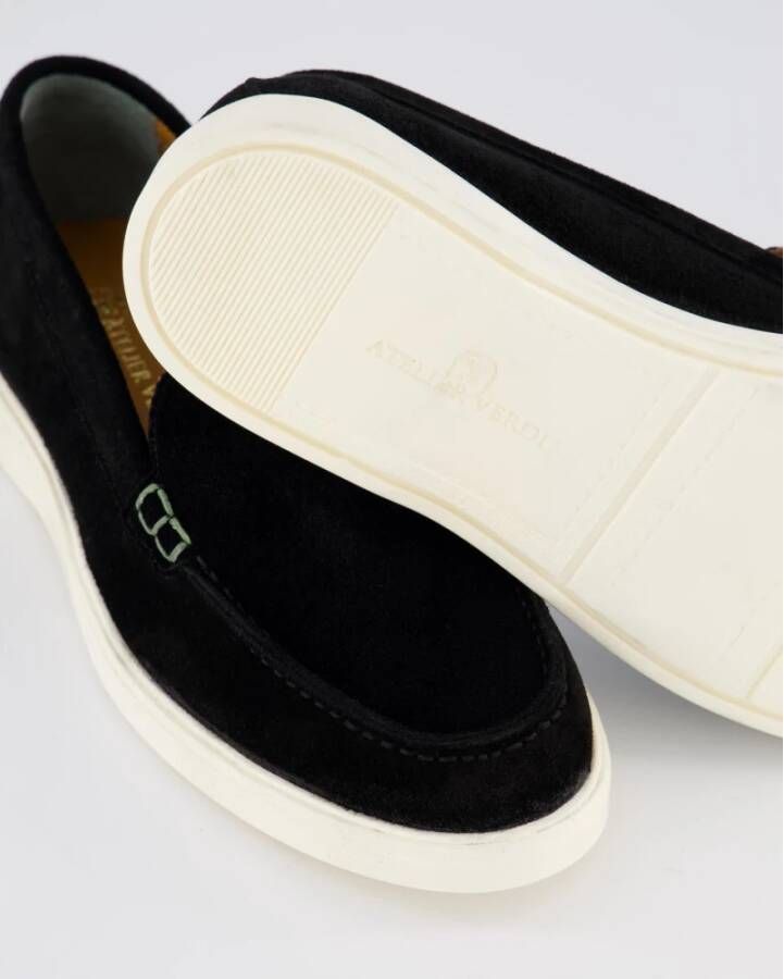 Atelier Verdi Zwarte Loafer Schoenen voor Dames Black Dames