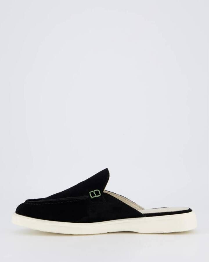 Atelier Verdi Zwarte Slip On Sandaal voor Dames Black Dames