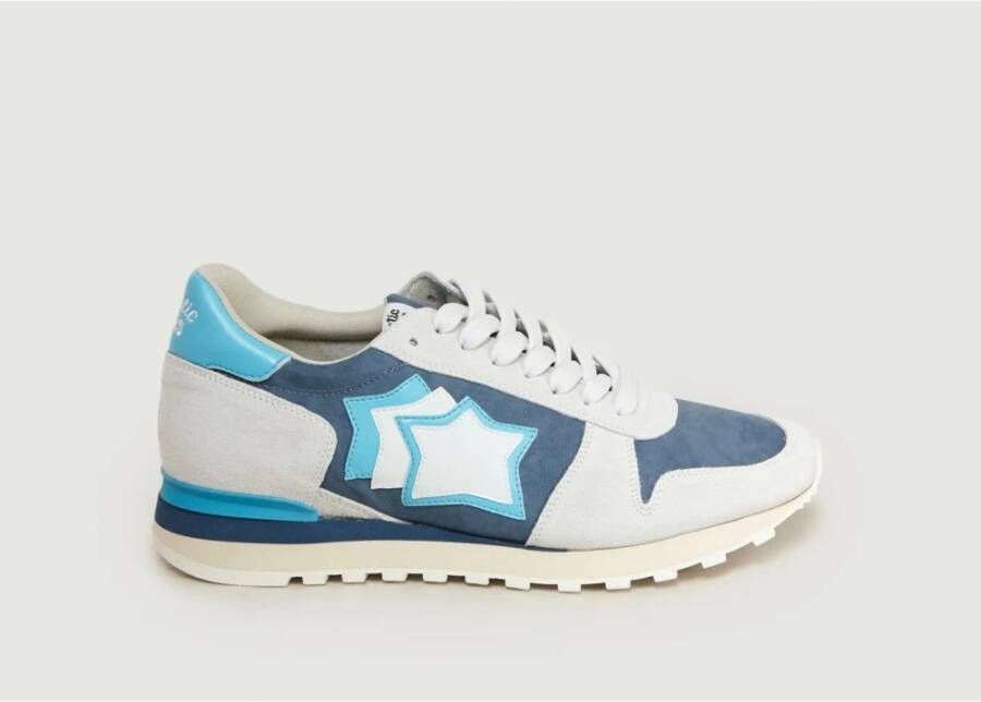 atlantic stars Grijze Suède Panel Trainers Gray Heren