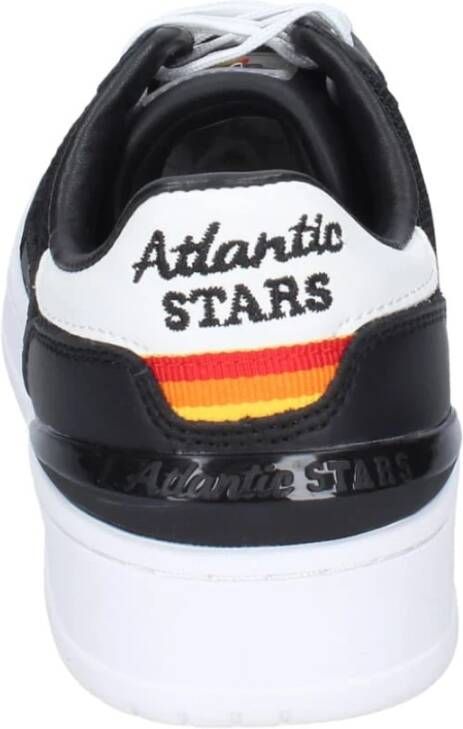 atlantic stars Leren Sneakers voor Mannen Black Heren