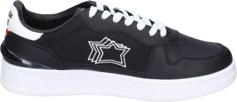 atlantic stars Leren Sneakers voor Mannen Black Heren