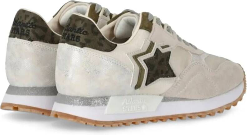 atlantic stars Dames Textiel en Suède Sneakers Beige Dames