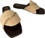 ATP Atelier Capurso raffia slides Beige Dames - Thumbnail 3