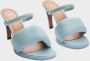 ATP Atelier Pastelblauwe Nappa Leren Sandalen Blue Dames - Thumbnail 2