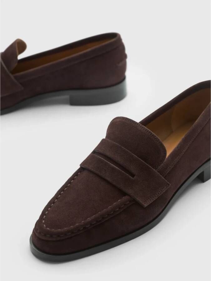 ATP Atelier Walnoot Suède Loafer Schoen Brown Dames