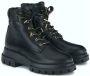 AGL Luxe Vetersluiting Leren Booties Black Dames - Thumbnail 3