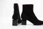 Attilio Giusti Moderne Kubus Hak Bootie Black Dames - Thumbnail 4