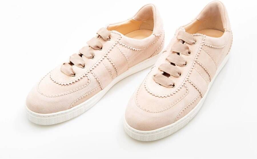 Attilio Giusti Roze Suede Leda Sneaker Pink Dames