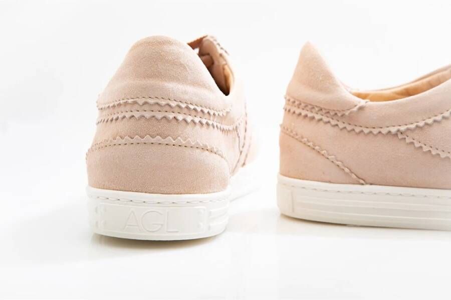 Attilio Giusti Roze Suede Leda Sneaker Pink Dames