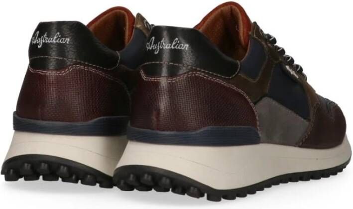 Australian Blauw Mix Vetersneaker Multicolor Heren