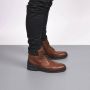 ECCO Australian YORKSHIRE 15 1630 01 T02 Middelbruine half hoge veterboots wijdte G - Thumbnail 13