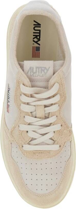 Autry Beige Sneakers Medalist Beige Heren