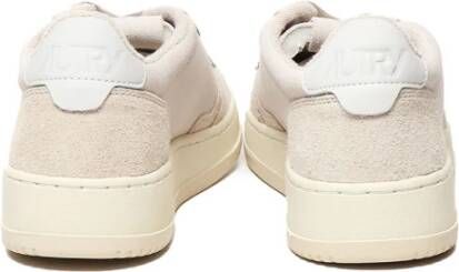 Autry Beige Sneakers van runderhuid met veters Beige Heren