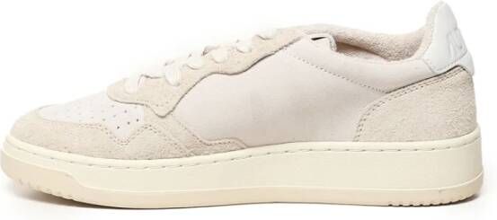 Autry Beige Sneakers van runderhuid met veters Beige Heren