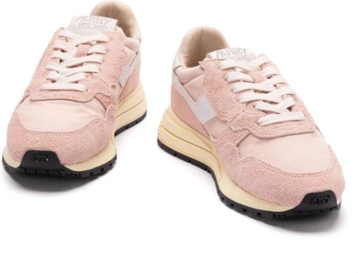 Autry Beige Sneakers voor een stijlvolle look Beige Dames