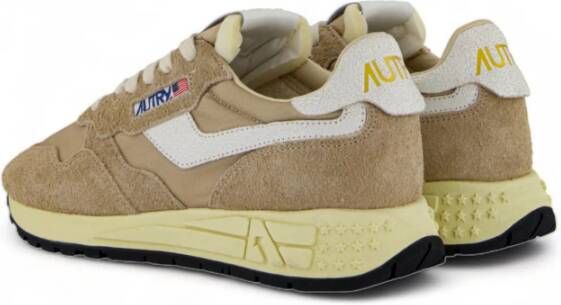 Autry Beige Sneakers voor Heren Aw24 Beige Heren