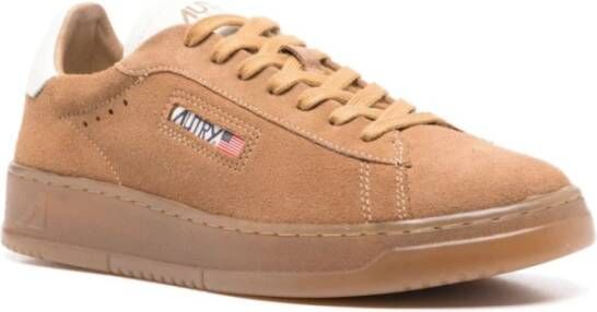 Autry Beige Veterschoenen met Platte Zool Beige Heren