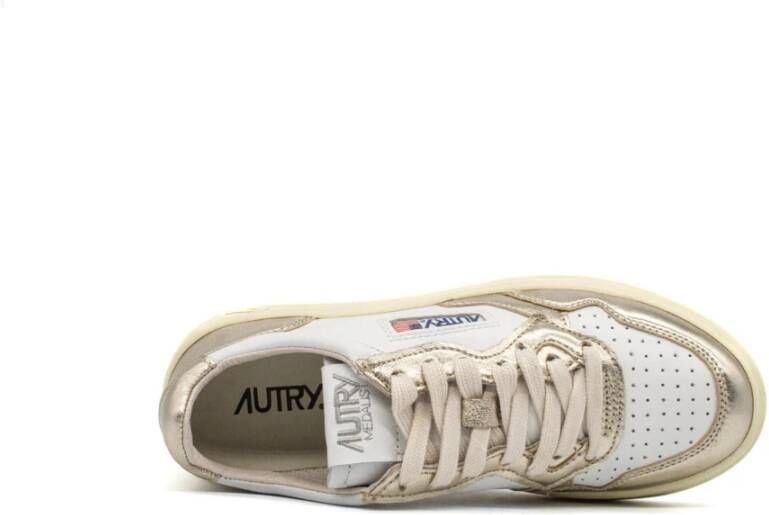 Autry Bicolour Medalist Lage Top Sneaker White Dames