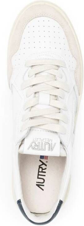 Autry Blauw Wit Medalist Low Man Schoenen White Heren