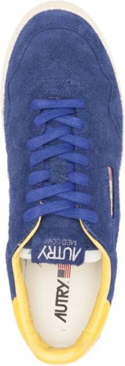 Autry Blauwe Lage Sneakers Blue Heren