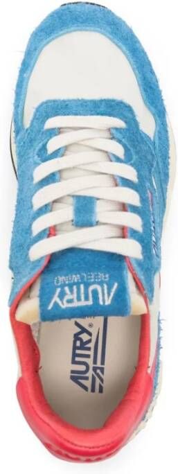 Autry Blauwe Reelwind Lage Sneakers Blue Dames