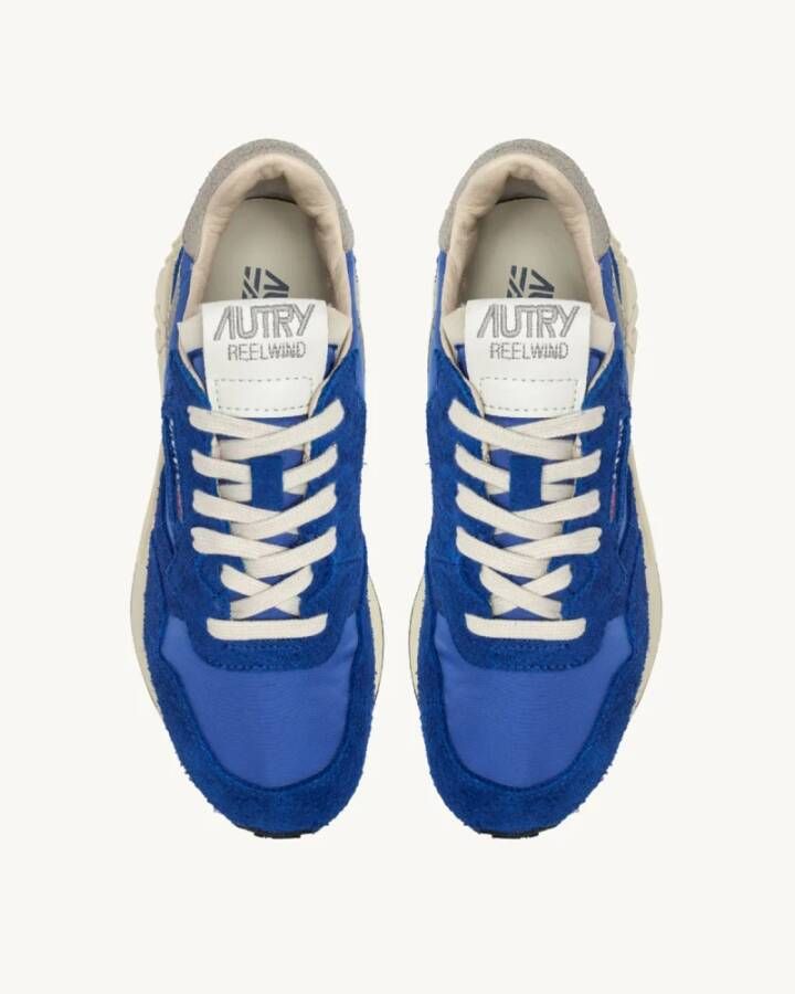 Autry Blauwe Reelwind Lage Top Sneakers Blue Heren