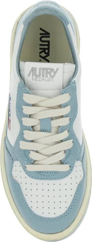 Autry Blauwe Sneakers met Logo Blue Dames