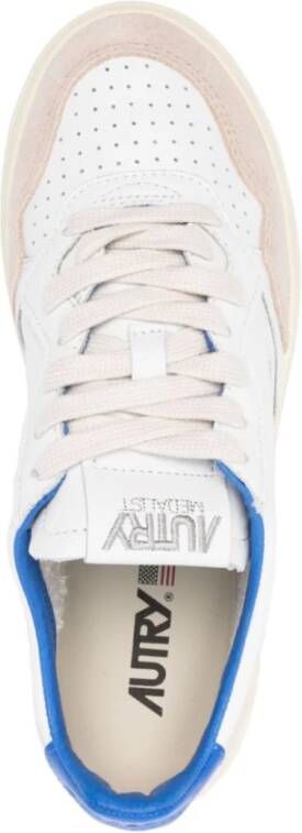 Autry Blauwe Sneakers met Witte Details Multicolor Dames