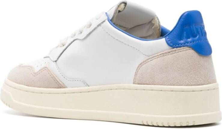 Autry Blauwe Sneakers met Witte Details Multicolor Dames